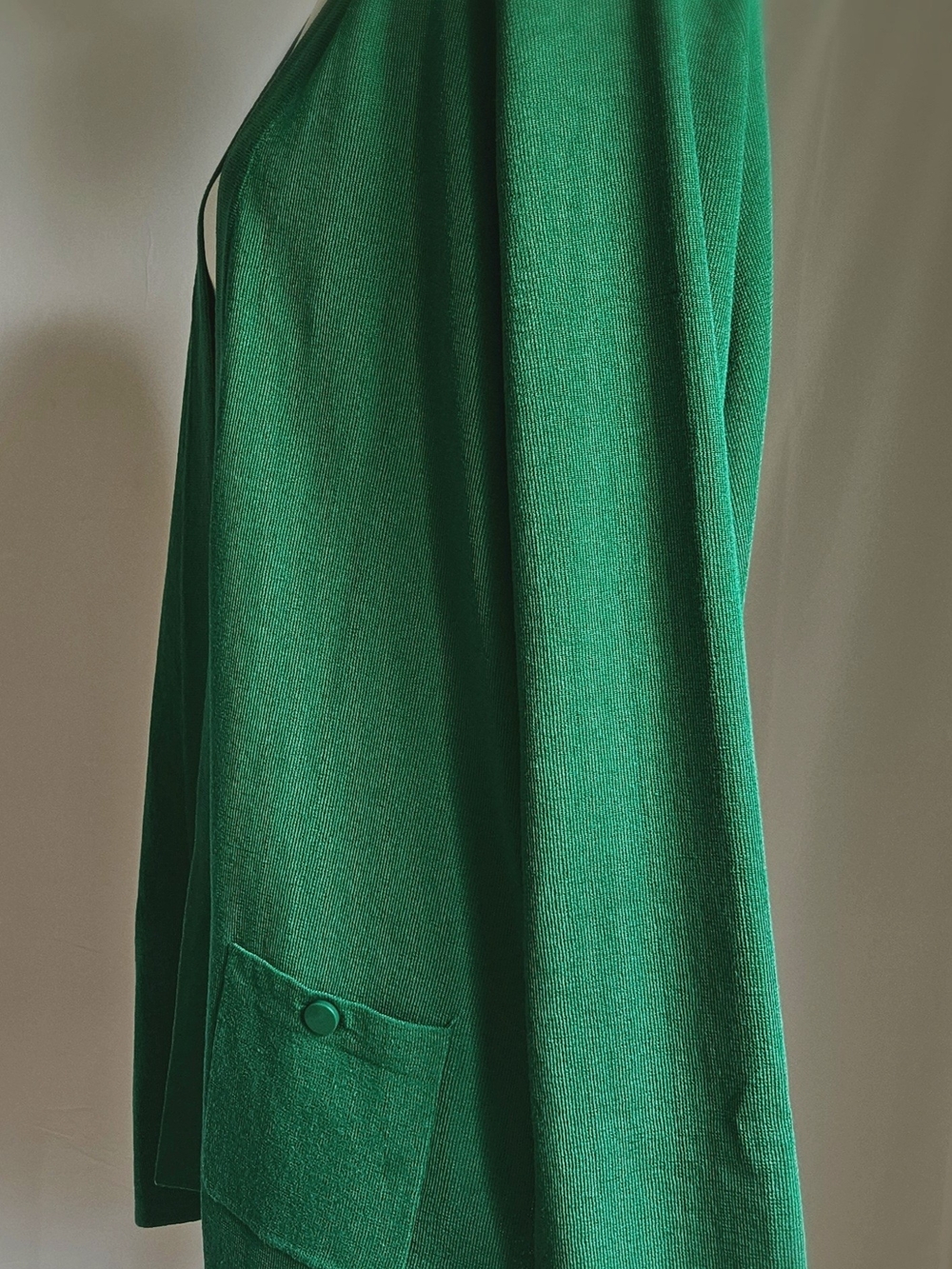 ​Anne Klein Women’s Green Open Front Cardigan Sweater - Size XL - Picture 6 of 12